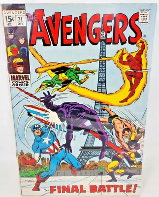 Buy AVENGERS #71 1st Appearance Invaders Team Black Knight Joins 1969 6.5 • 33£