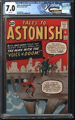 Buy Marvel Comics Tales To Astonish 42 4/63 FANTAST CGC 7.0 White Pages • 277.64£