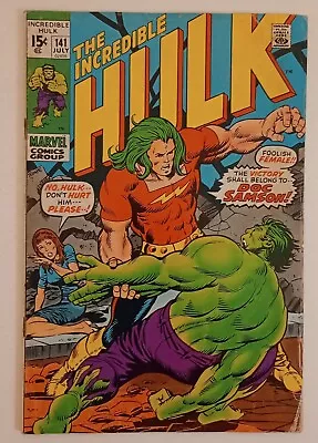 Buy  Hulk #141 (1st Appearance Of Doc Samson!!!) 1971  Key   • 45.82£