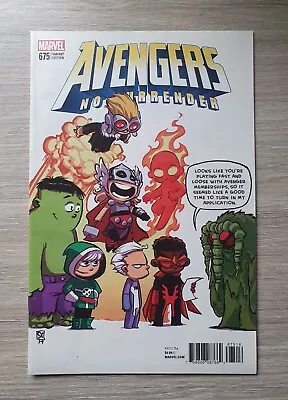 Buy Avengers No Surrender #675 (2017) NM - Skottie Young Variant • 9.99£