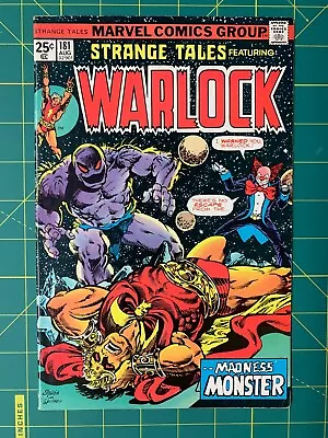 Buy Strange Tales #181 - Aug 1975 - Vol.1 - Marvel - Warlock - Minor Key - 7.0 FN/VF • 15.53£