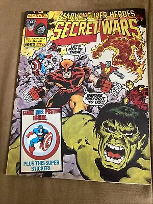 Buy Marvel Super Heroes Secret Wars #2 May 1985 Plus Alpha Flight Tundra By Stan Lee • 5£