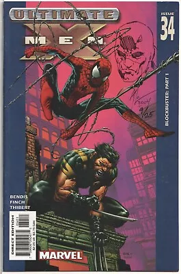 Buy Ultimate X-men 34 Signed Thibert Remarked Daredevil Sketch Jay Coa Le 25 Marvel • 69.95£