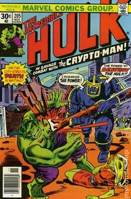 Buy Incredible Hulk #205 VG 1976 Stock Image Low Grade • 2.17£