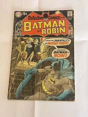 Buy DETECTIVE COMICS # 395 BATMAN And ROBIN 1970 NEAL ADAMS KEY ISSUE • 45£