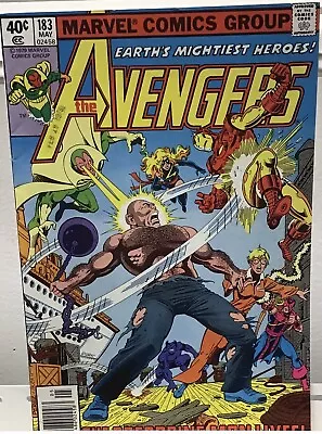 Buy Marvel Comics The Avengers #183 Ms. Marvel Joins The Avengers  • 6.99£