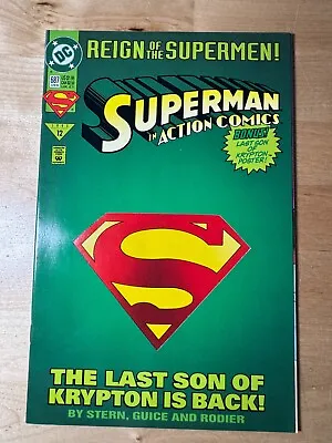 Buy Action Comics #687 1ST ERADICATOR AS SUPERMAN Collector's Edition • 1.55£