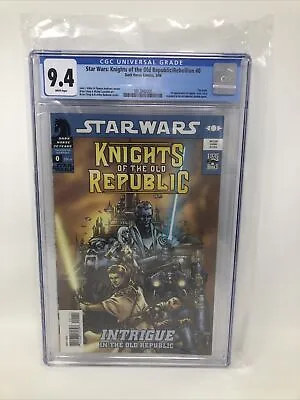 Buy Knights Of The Old Republic #0 CGC 9.4 1st Appearance Squint With Darth Malak • 89.30£