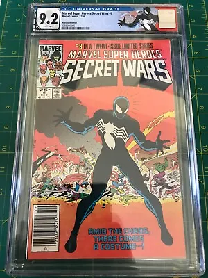Buy Marvel Super-Heroes Secret Wars 8 Newsstand CGC 9.2 Marvel 1984 Custom Label • 239.78£