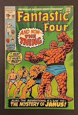Buy Marvel Fantastic Four #107 - 2nd App Annihilus, 1st App Janus! Romita Sr. Art!  • 17.86£