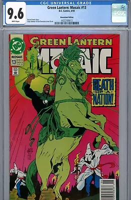 Buy Green Lantern: Mosaic #13 (1993) DC CGC 9.6 White Newsstand • 31.45£
