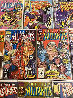 Buy New Mutants #1-100 Annual #1-7 98 87 14! COMPLETE SERIES RUN! 1st Deadpool Cable • 582.45£