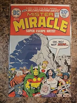 Buy Mister Miracle #18 J Kirby Final Issue Darkseid Appearance DC Comics 1973 FN-VF • 8.54£