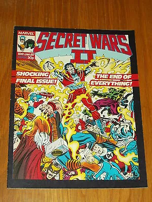 Buy Super Heroes Secret Wars #80 Marvel British Weekly 10 January 1987 Final Issue • 11.99£