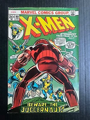 Buy UNCANNY X-MEN #80 February 1973 Marvel Comics Vintage Juggernaut Gil Kane Uncann • 44.26£