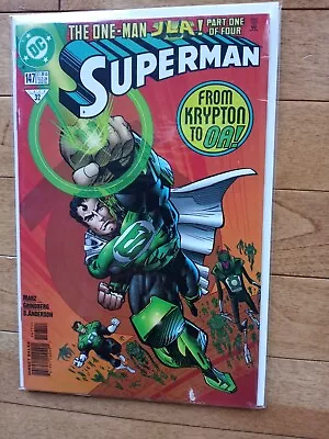 Buy DC Comics - Superman #147 NM (The One-Man JLA Part 1) August Of 1999 • 31.06£