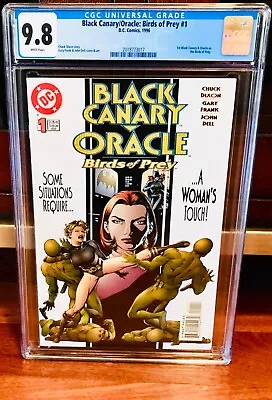 Buy Black Canary/Oracle: Birds Of Prey #1 CGC 9.8 MOVIE HARLEY DC COMICS NM • 151.43£