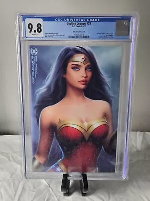 Buy Justice League #75 CGC 9.8 Will Jack Wonder Woman Variant Cover B • 73.78£