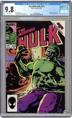 Buy Incredible Hulk #312 CGC 9.8 1985 4387049022 • 60.58£