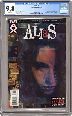 Buy Alias #1 CGC 9.8 2001 1446441005 1st App. Jessica Jones • 151.44£