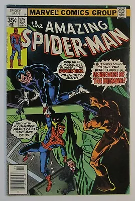 Buy Amazing Spider-man # 175 Fn 6.0 Marvel 1977 Punisher & Hitman Appearance • 11.26£