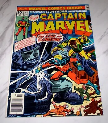 Buy Captain Marvel #48 NM- 9.2 1977 Marvel 1st Cheetah *SHIPPING COMBINED • 19.45£