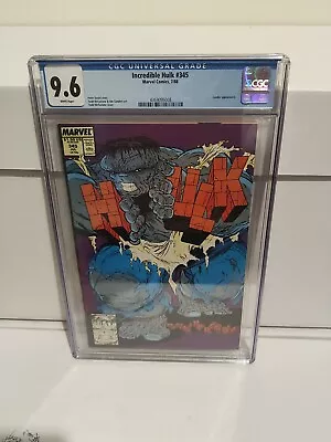 Buy Incredible Hulk #345 CGC 9.6 Classic Todd McFarlane Cover • 175£