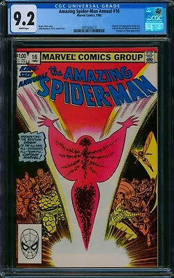 Buy Amazing Spider-Man Annual #16 ❄️ CGC 9.2 WHITE Pages ❄️ 1st Monica Rambeau! 1982 • 104.84£