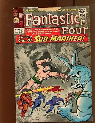 Buy Fantastic Four #33 - 1st App Of Attuma! (2.0) 1964 • 31.08£