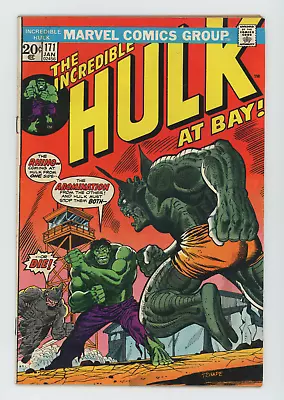 Buy The Incredible Hulk #171 Marvel Comics 1974 Trimpe Rhino WATER STAINING Low Grad • 10.09£