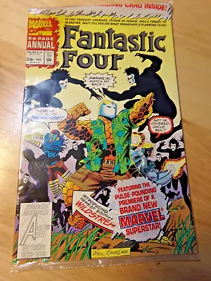 Buy FANTASTIC FOUR Annual #26 1996  WILDSTREAK Sealed With Card Inside!! • 23.30£