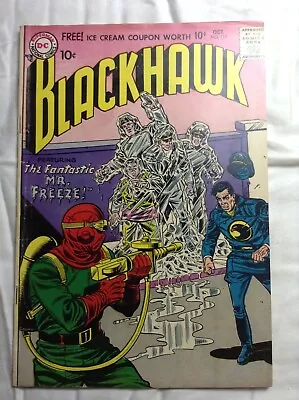 Buy Silver Age DC 1957 Blackhawk 117 Mr. Freeze Villian Prototype VG/FN Solid Book!! • 252.84£