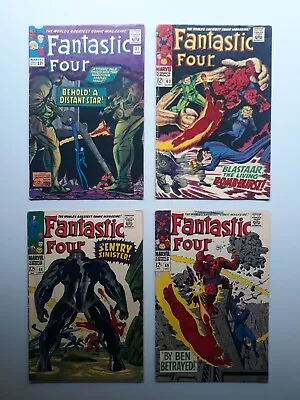 Buy Fantastic Four 37, 53, 64, 69 Marvel Comics 1965 - 1967 • 93.19£