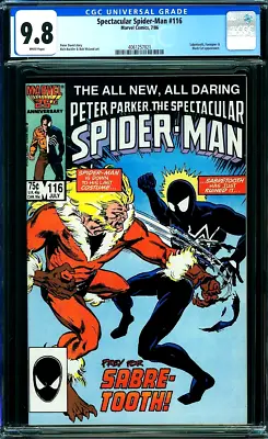 Buy SPECTACULAR SPIDER-MAN 116 CGC 9.8 1st FOREIGNER Villain In KRAVEN MOVIE COMING! • 220.63£