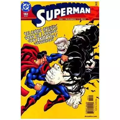 Buy Superman #182  - 1987 Series DC Comics NM Full Description Below [x| • 2.93£