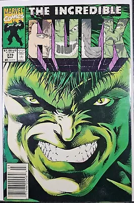 Buy The Incredible Hulk #379 Newsstand Dale Keown 1991 Peter David Marvel ✨8.0 VF✨ • 7.77£