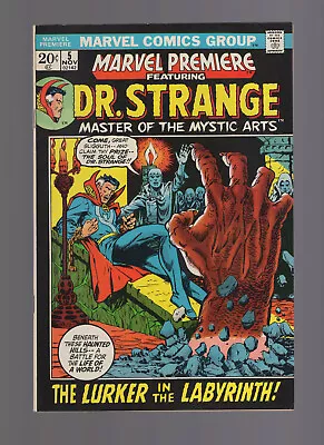 Buy Marvel Premiere #5 - 1st Appearance Vishanti - Doctor Strange - High Grade Minus • 77.65£