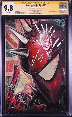 Buy AMAZING SPIDER-MAN #37 CGC SS 9.8 JOHN GIANG SIGNED Sketch SPIDER-PUNK VARIANT • 137.45£