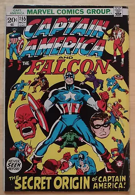 Buy (Marvel Comics 1972) Captain America #155 VG+ • 6.12£
