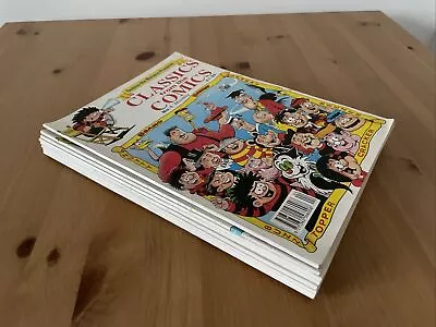 Buy 8 Issues Of Classics From The Comics (1-5, 8, 13, 24) Beano, Dandy, Topper 1996 • 15£