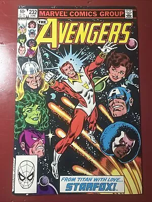 Buy Avengers #232: “And Now… Starfox!” 1st App Starfox, Marvel 1983 VF • 6.21£