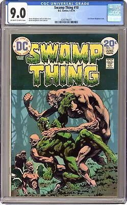 Buy Swamp Thing #10 CGC 9.0 1974 4269796001 • 116.49£