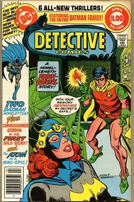 Buy Detective Comics #489-1980 Vg/fn 5.0 Batgirl Batman Giant Size Bronze Tiger • 15.55£
