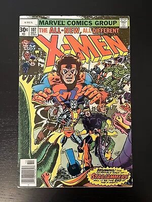 Buy Uncanny X-Men #107, FN 6.0, 1st Appearance Imperial Guard And Gladiator • 62.91£
