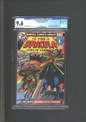 Buy Tomb Of Dracula #44 CGC 9.6 Doctor Strange & Blade App 1976 • 101.13£