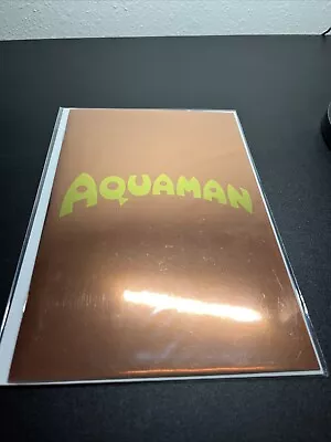 Buy Aquaman #35 Orange Foil Variant  1st App Of Black Manta Limited To 500 • 13.20£