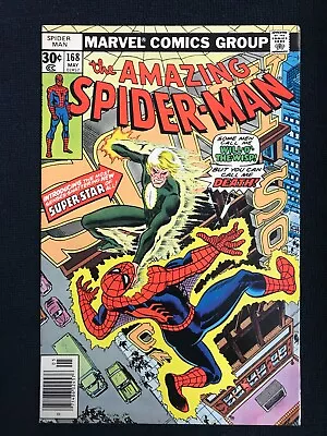 Buy AMAZING SPIDER MAN  #168 VF Condition Will O The Wisp News Stand • 7.76£