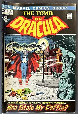 Buy Tomb Of Dracula Comic #2 (marvel,1972) 2nd App. Of Blade Bronze Age ~ • 50.48£