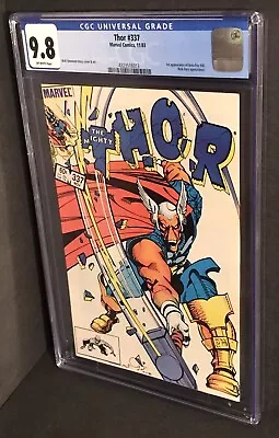 Buy THOR #337 CGC 9.8 MARVEL COMICS 1st BETA RAY BILL Appearance Key Issue • 403.83£