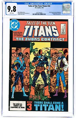 Buy TALES Of The TEEN TITANS #44 CGC 9.8 - 1st NIGHTWING! 1984 P12 424 Cm • 306.76£